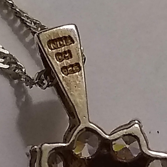 Mystical Rainbow Crystal Solid 925 Stamped Sterling Silver Pendant Necklace - Picture 3 of 13